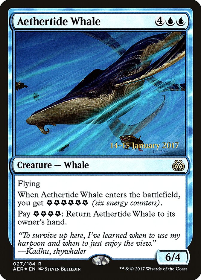 Aethertide Whale [Aether Revolt Prerelease Promos] | GrognardGamesBatavia