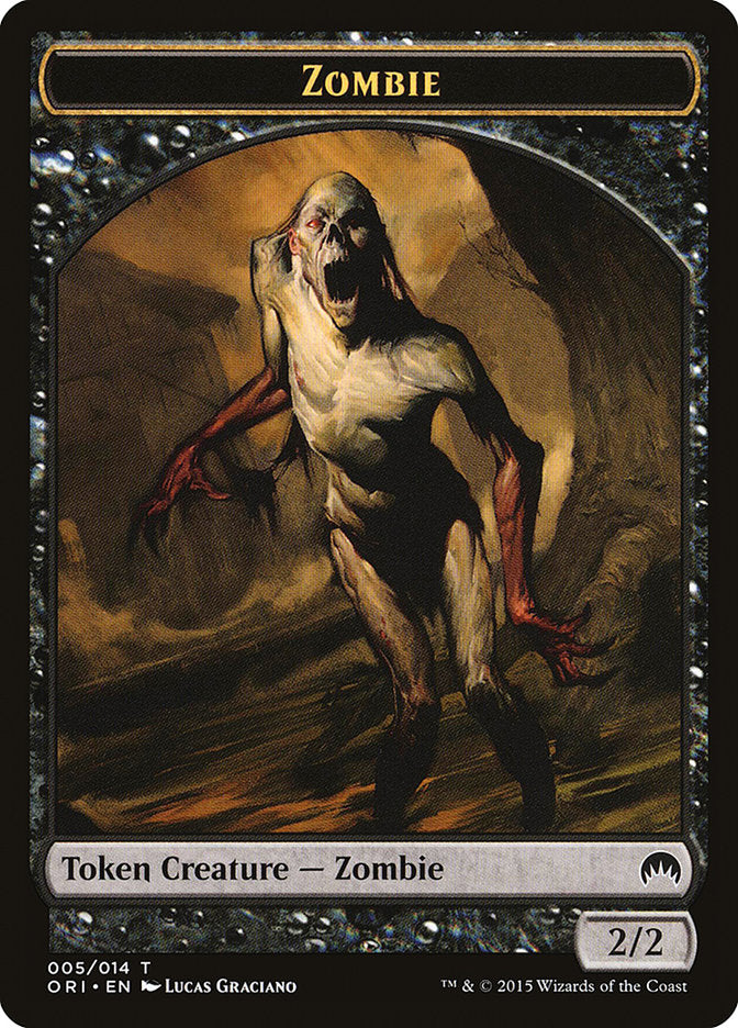 Zombie Token [Magic Origins Tokens] | GrognardGamesBatavia