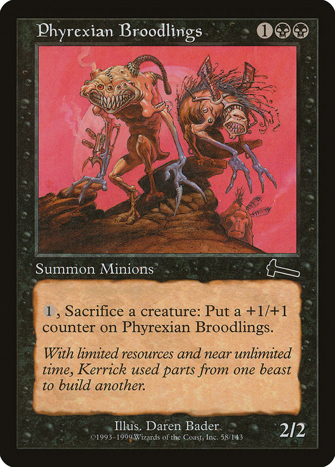 Phyrexian Broodlings [Urza's Legacy] | GrognardGamesBatavia