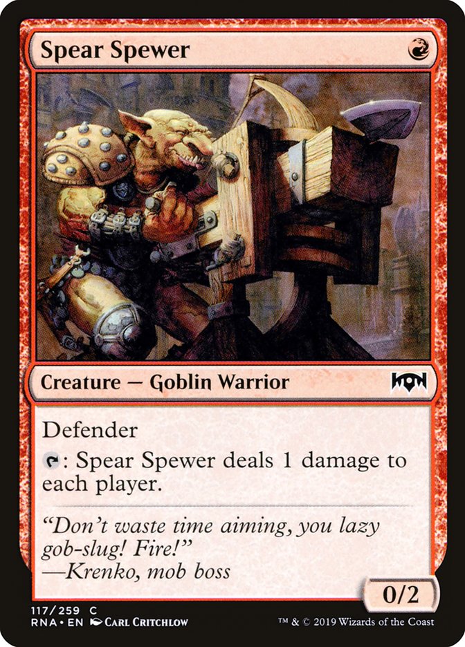 Spear Spewer [Ravnica Allegiance] | GrognardGamesBatavia