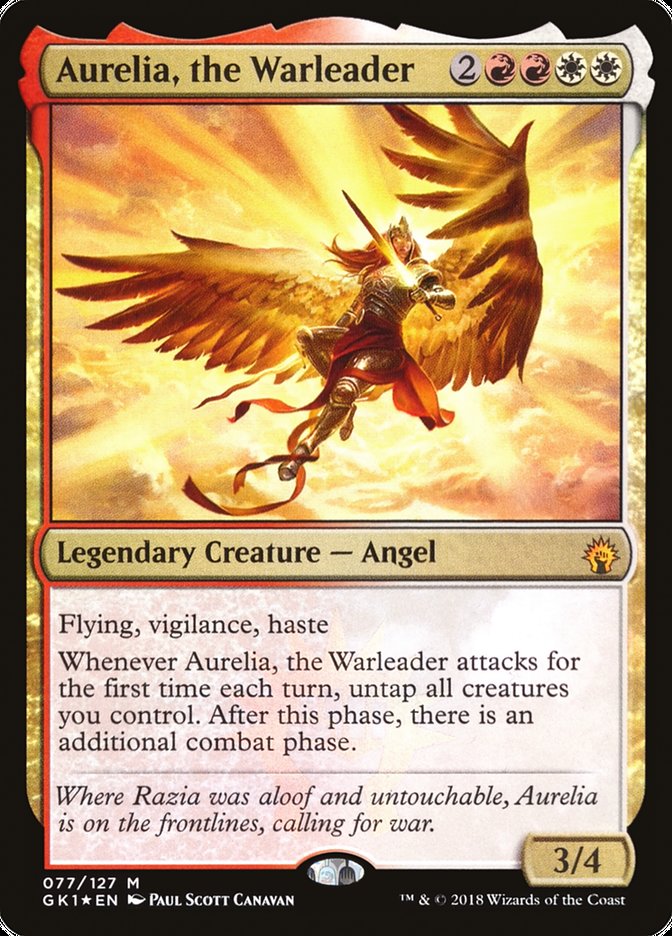 Aurelia, the Warleader [Guilds of Ravnica Guild Kit] | GrognardGamesBatavia