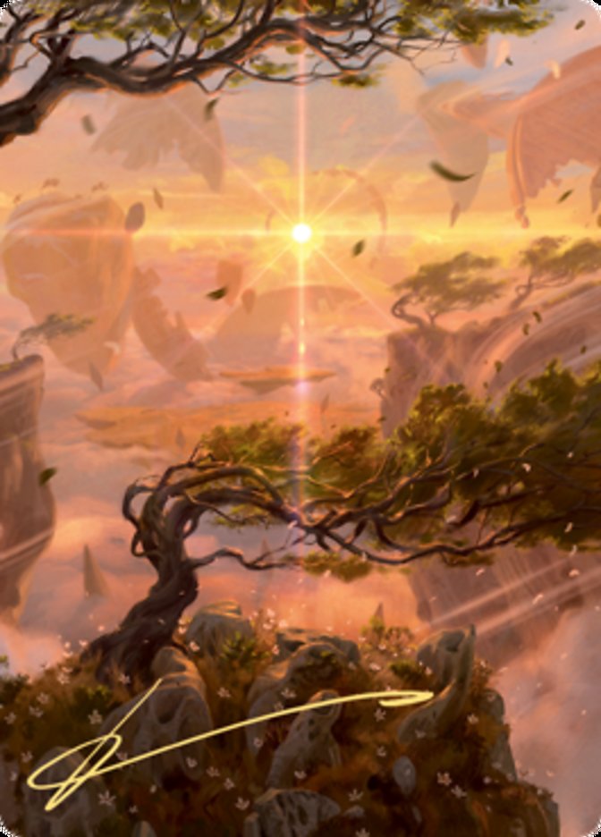 Windswept Heath Art Card (Gold-Stamped Signature) [Zendikar Rising Art Series] | GrognardGamesBatavia