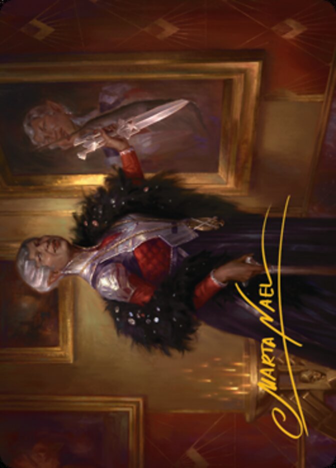 Evelyn, the Covetous Art Card (Gold-Stamped Signature) [Streets of New Capenna Art Series] | GrognardGamesBatavia