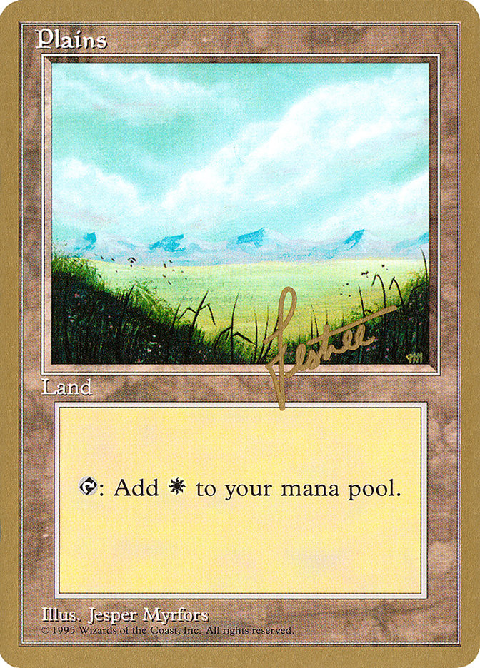 Plains (bl366) (Bertrand Lestree) [Pro Tour Collector Set] | GrognardGamesBatavia