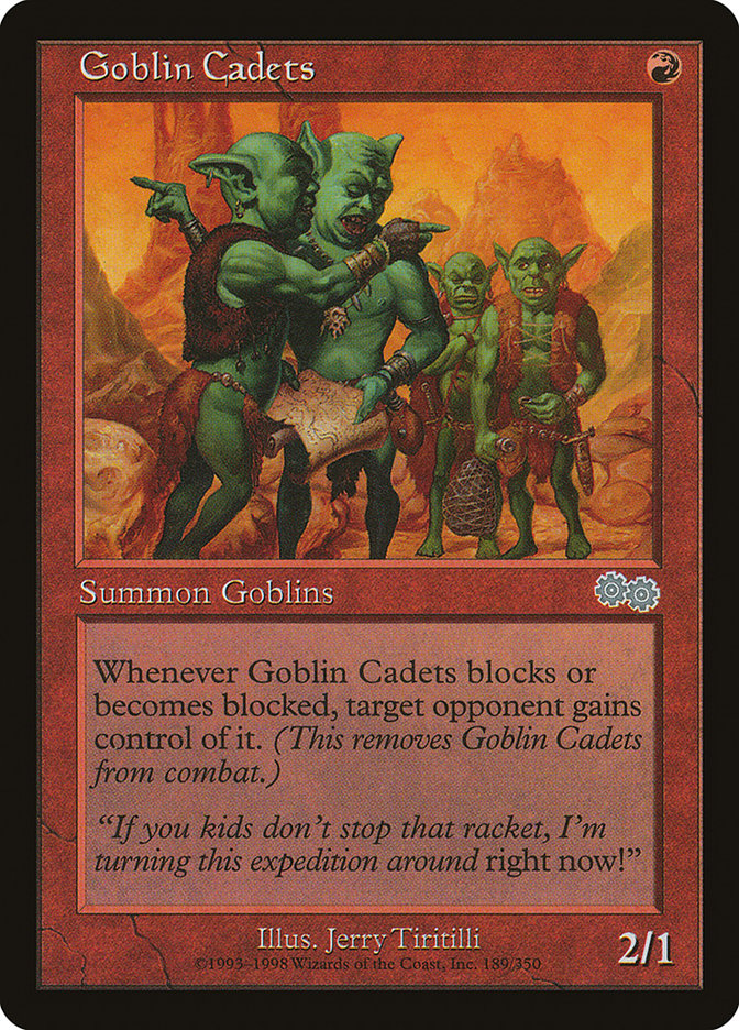 Goblin Cadets [Urza's Saga] | GrognardGamesBatavia