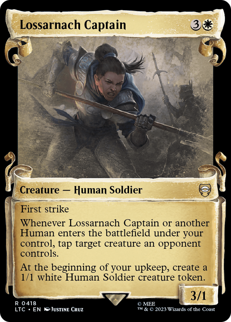 Lossarnach Captain [The Lord of the Rings: Tales of Middle-Earth Commander Showcase Scrolls] | GrognardGamesBatavia