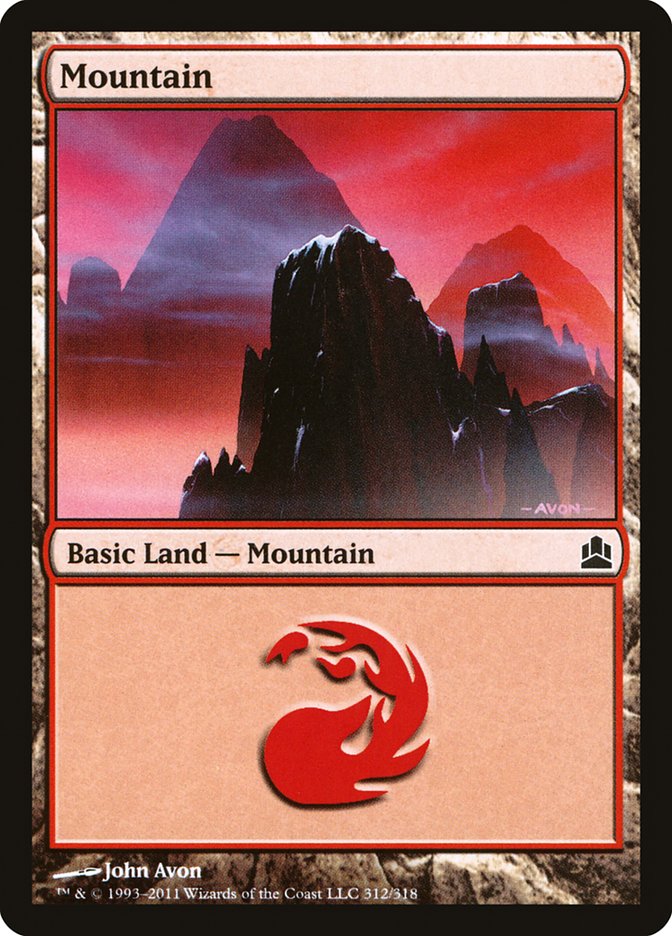 Mountain (312) [Commander 2011] | GrognardGamesBatavia