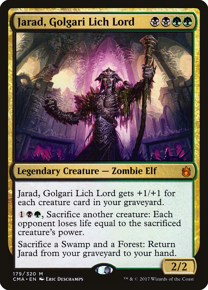 Jarad, Golgari Lich Lord [Commander Anthology] | GrognardGamesBatavia