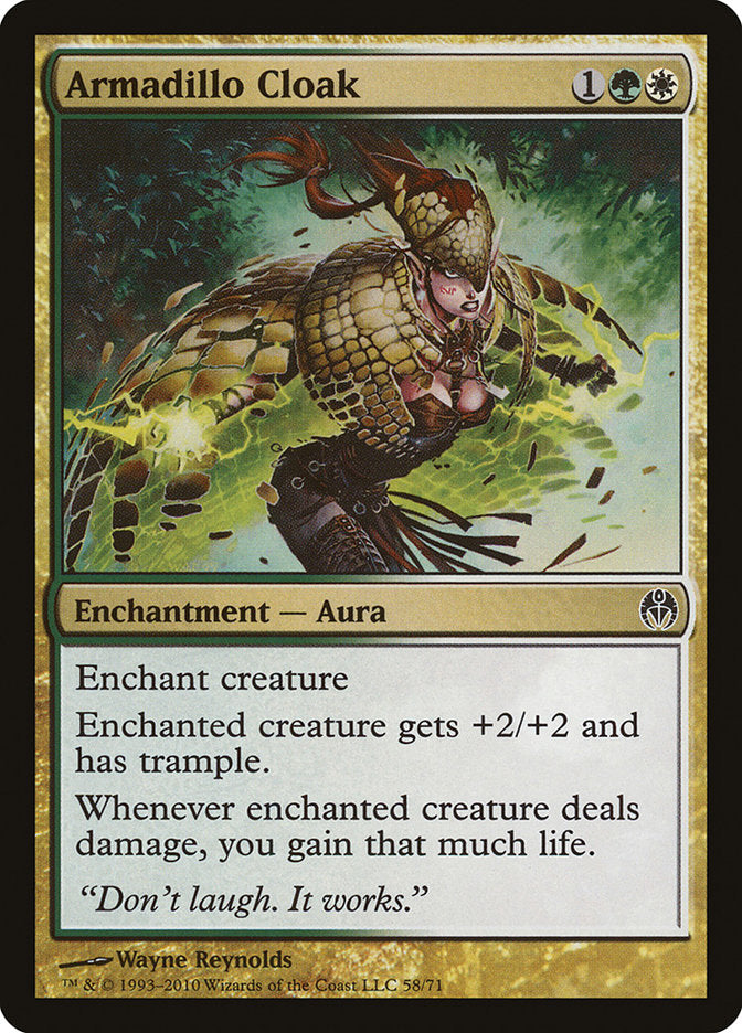 Armadillo Cloak [Duel Decks: Phyrexia vs. the Coalition] | GrognardGamesBatavia