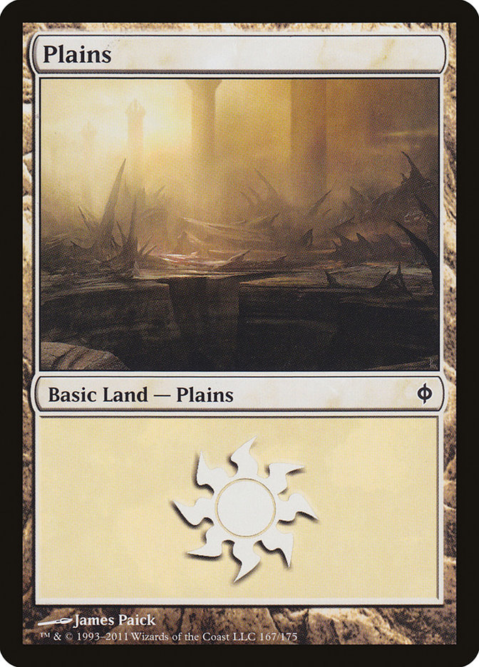 Plains (167) [New Phyrexia] | GrognardGamesBatavia