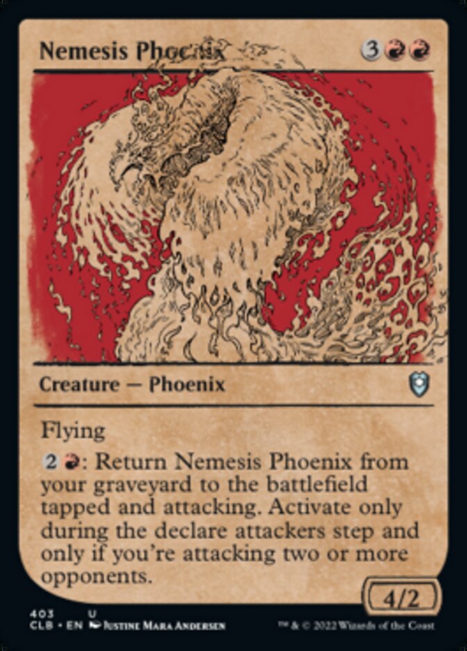 Nemesis Phoenix (Showcase) [Commander Legends: Battle for Baldur's Gate] | GrognardGamesBatavia