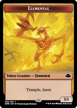 Elemental Token [Dominaria Remastered Tokens] | GrognardGamesBatavia