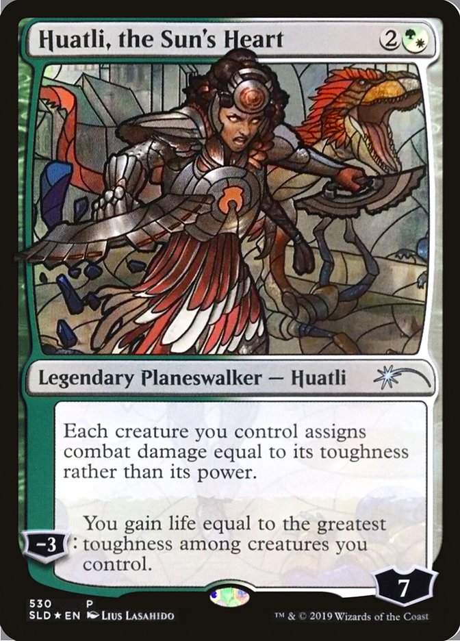 Huatli, the Sun's Heart (Stained Glass) [Secret Lair Drop Promos] | GrognardGamesBatavia