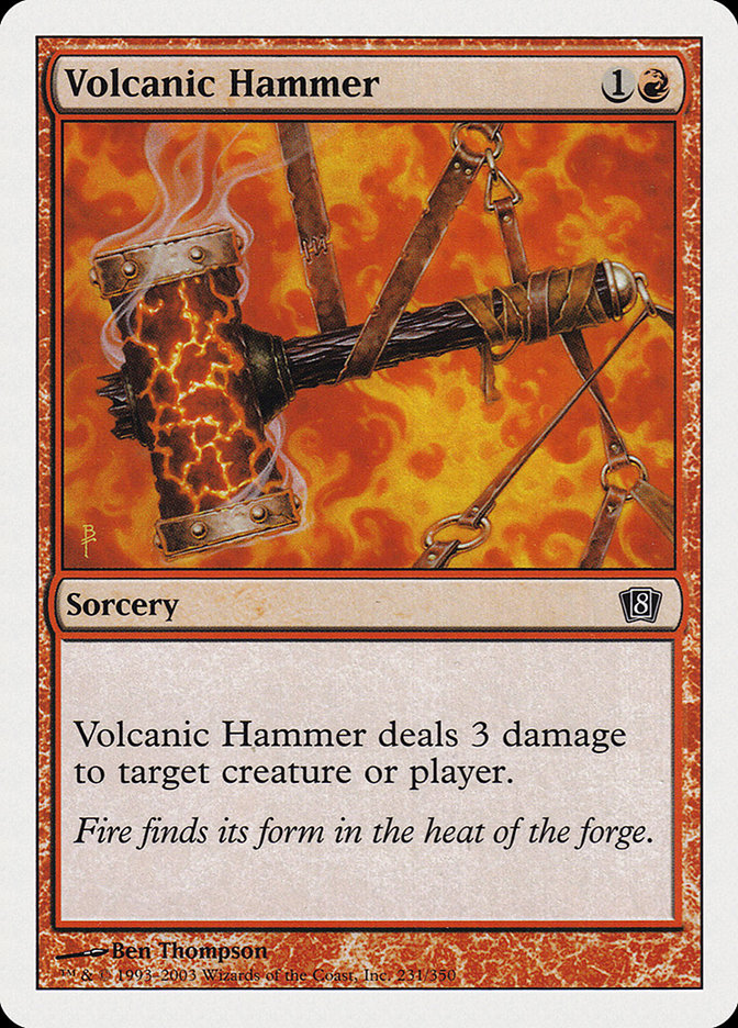 Volcanic Hammer [Eighth Edition] | GrognardGamesBatavia