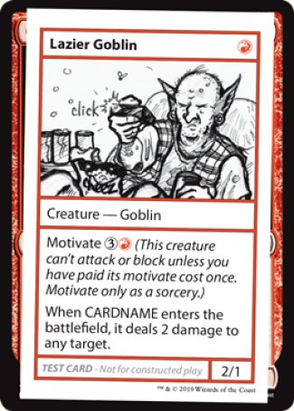 Lazier Goblin (2021 Edition) [Mystery Booster Playtest Cards] | GrognardGamesBatavia