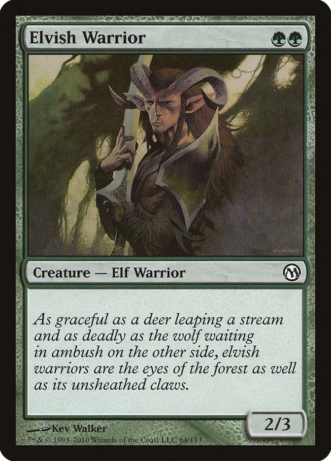 Elvish Warrior [Duels of the Planeswalkers] | GrognardGamesBatavia