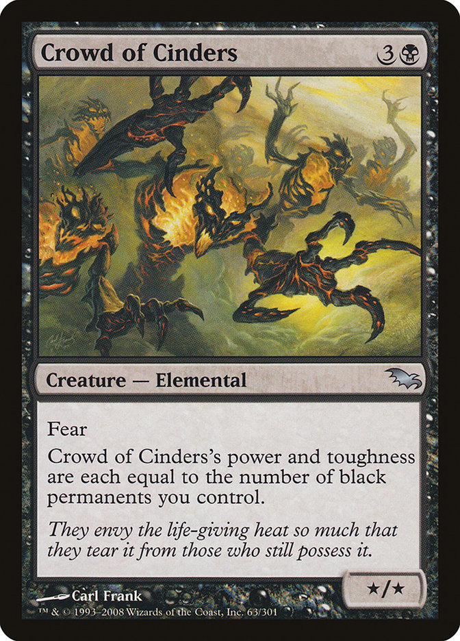 Crowd of Cinders [Shadowmoor] | GrognardGamesBatavia