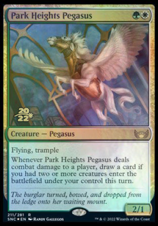 Park Heights Pegasus [Streets of New Capenna Prerelease Promos] | GrognardGamesBatavia