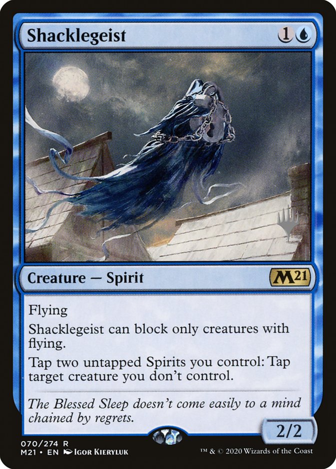 Shacklegeist (Promo Pack) [Core Set 2021 Promos] | GrognardGamesBatavia