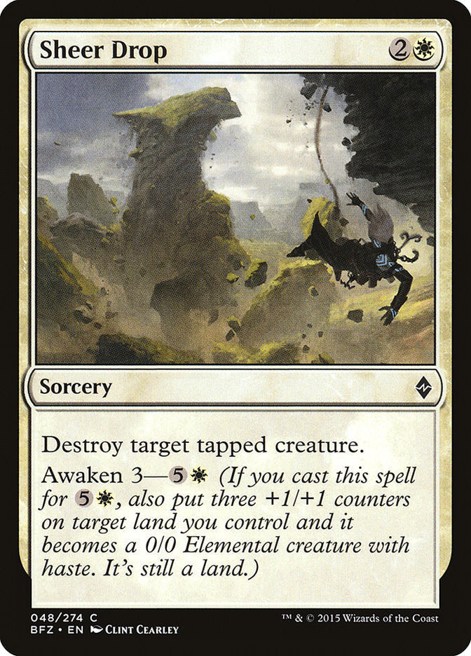 Sheer Drop [Battle for Zendikar] | GrognardGamesBatavia