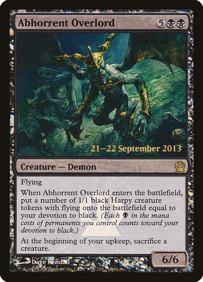 Abhorrent Overlord [Theros Prerelease Promos] | GrognardGamesBatavia