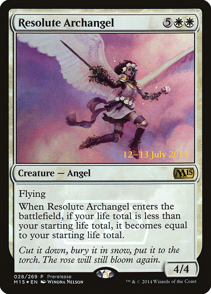 Resolute Archangel [Magic 2015 Prerelease Promos] | GrognardGamesBatavia