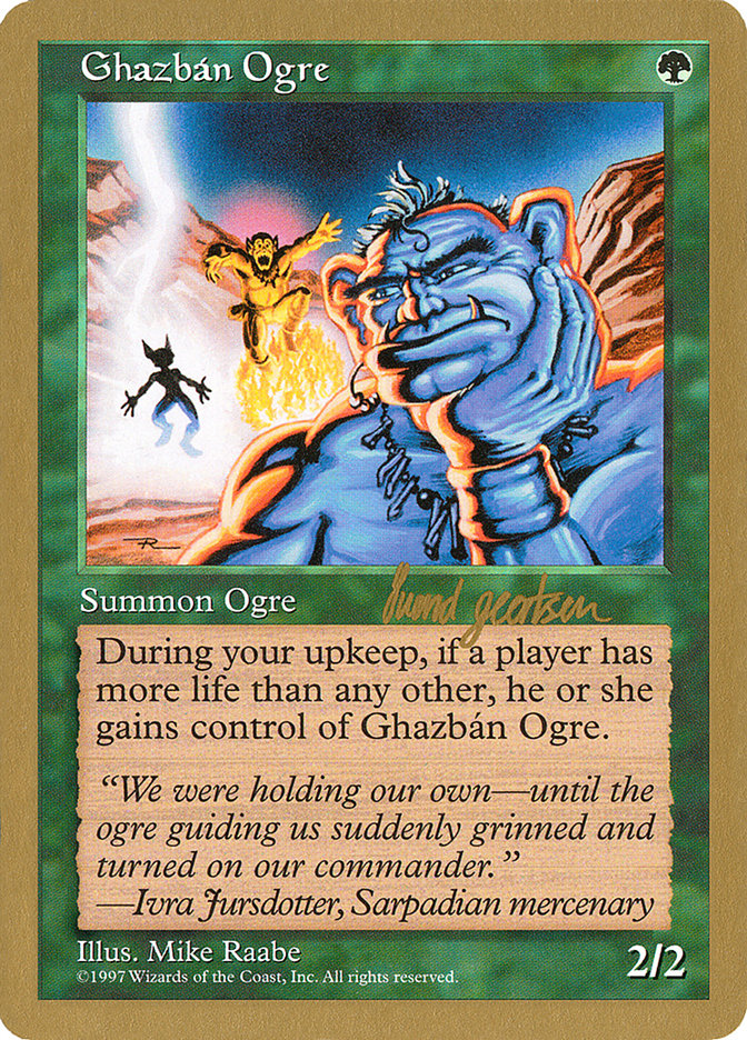 Ghazban Ogre (Svend Geertsen) [World Championship Decks 1997] | GrognardGamesBatavia