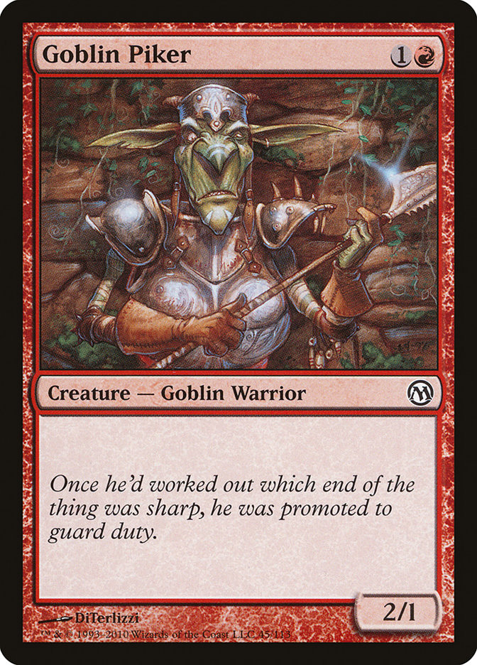 Goblin Piker [Duels of the Planeswalkers] | GrognardGamesBatavia