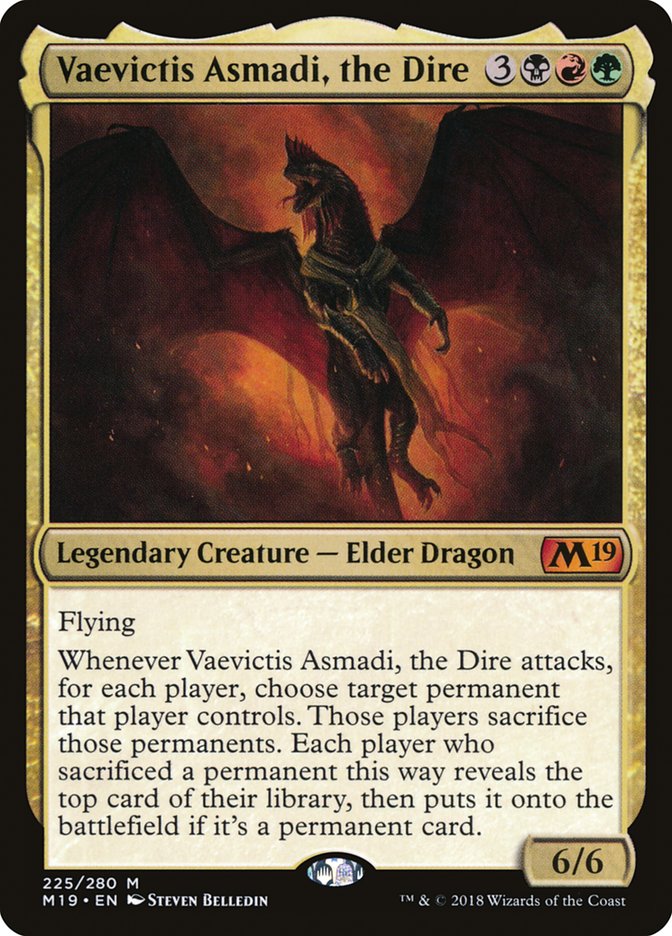 Vaevictis Asmadi, the Dire [Core Set 2019] | GrognardGamesBatavia