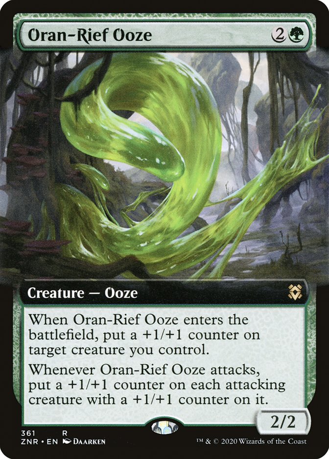 Oran-Rief Ooze (Extended Art) [Zendikar Rising] | GrognardGamesBatavia