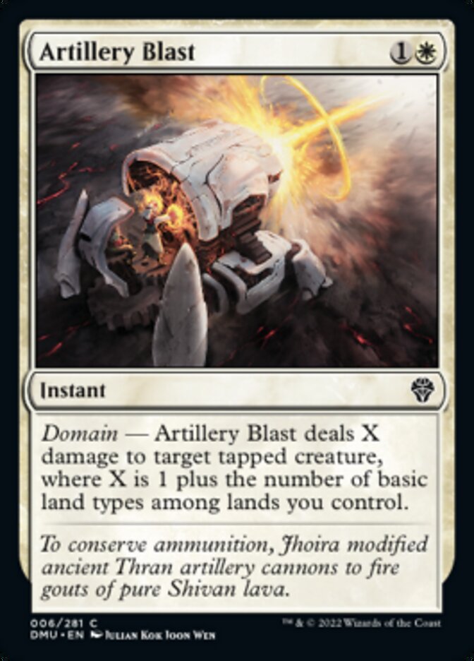 Artillery Blast [Dominaria United] | GrognardGamesBatavia