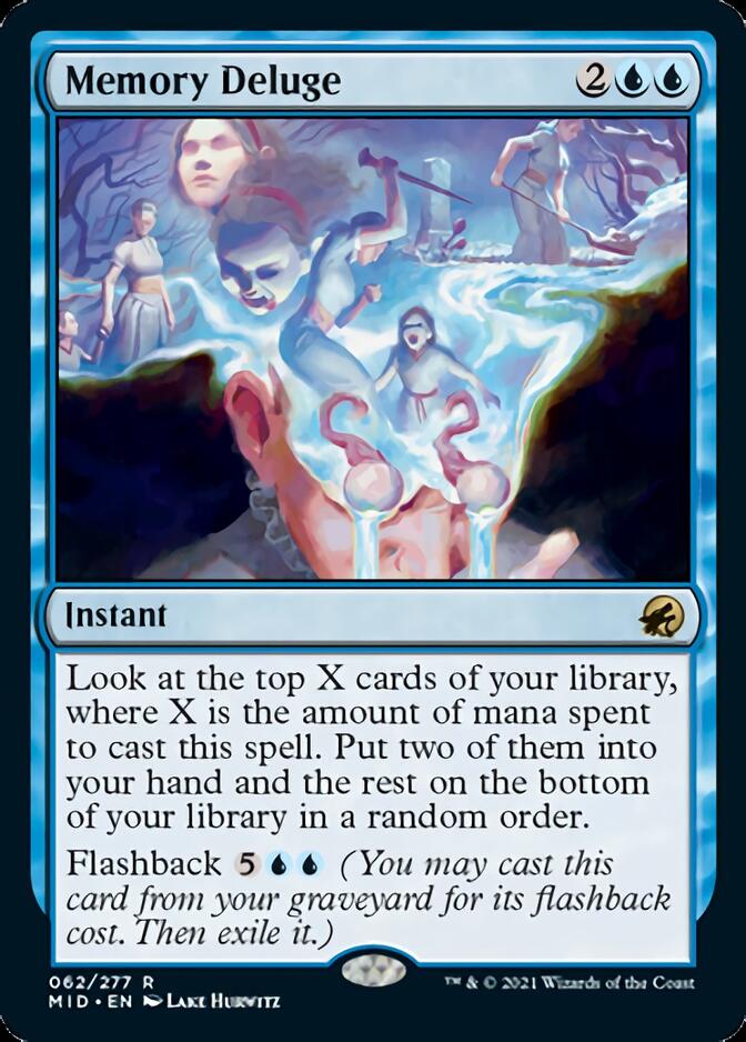 Memory Deluge [Innistrad: Midnight Hunt] | GrognardGamesBatavia