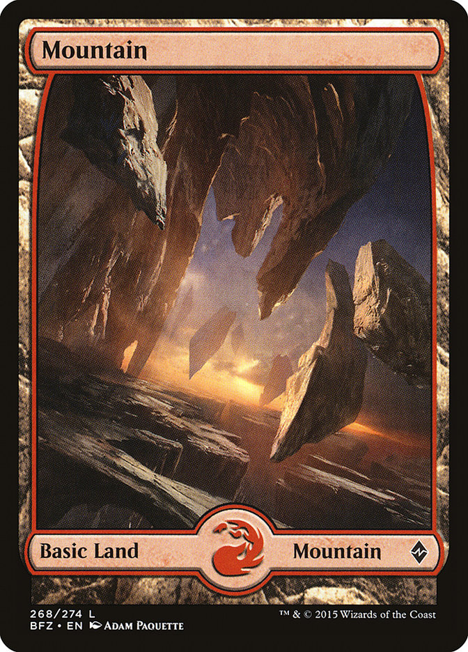 Mountain (268) [Battle for Zendikar] | GrognardGamesBatavia