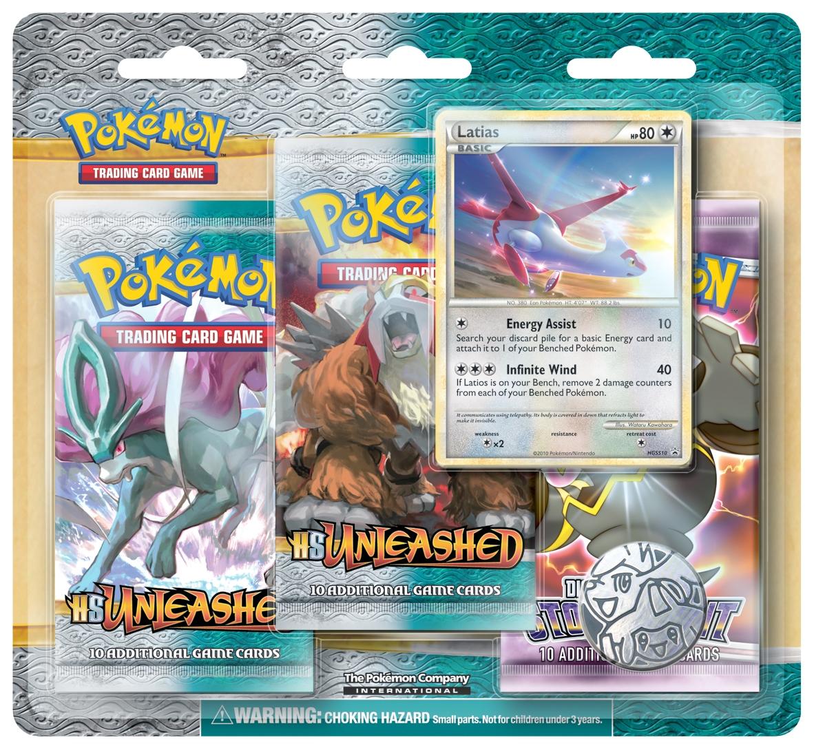 HeartGold & SoulSilver: Unleashed - 3-Pack Blister (Latias) | GrognardGamesBatavia