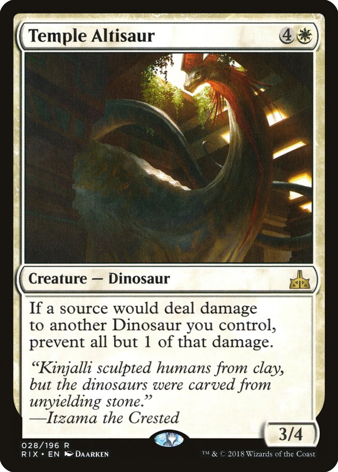 Temple Altisaur [Rivals of Ixalan] | GrognardGamesBatavia