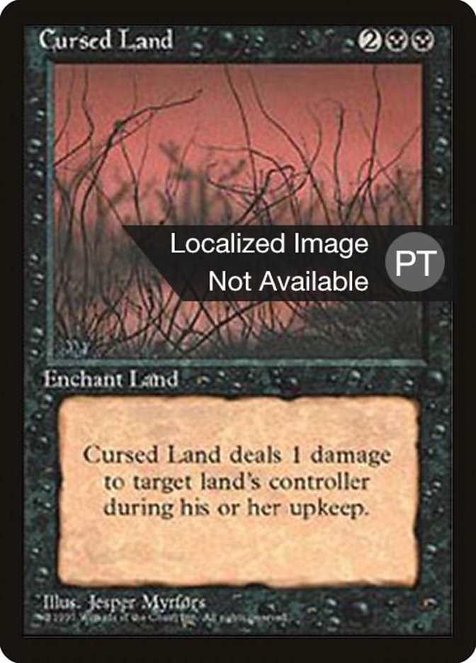 Cursed Land [Fourth Edition (Foreign Black Border)] | GrognardGamesBatavia