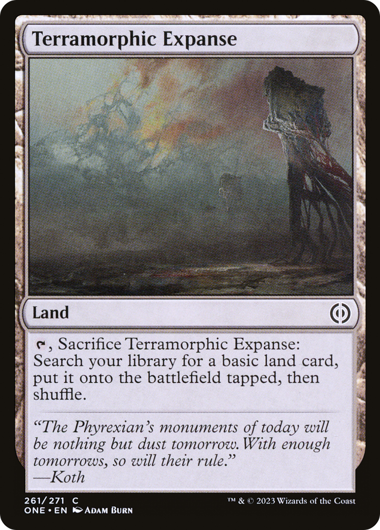 Terramorphic Expanse [Phyrexia: All Will Be One] | GrognardGamesBatavia