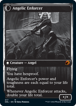 Enduring Angel // Angelic Enforcer [Innistrad: Double Feature] | GrognardGamesBatavia