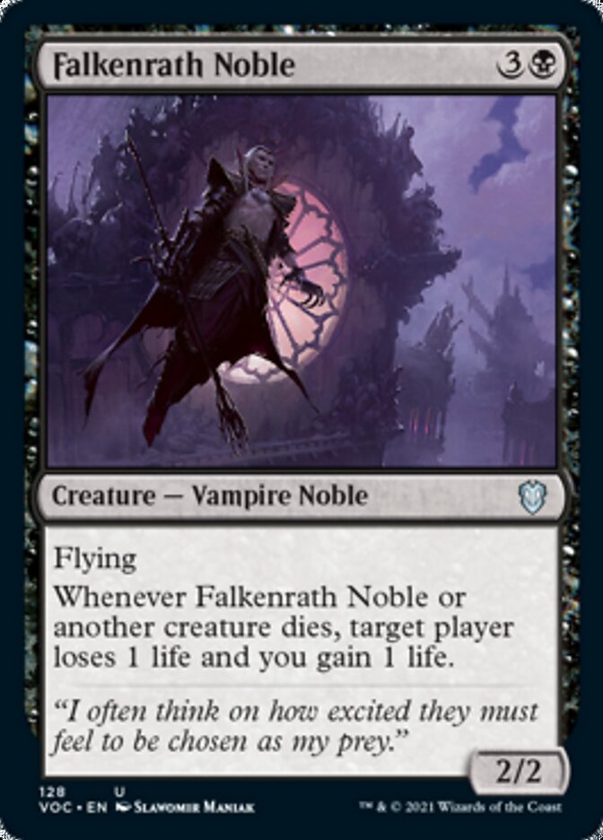 Falkenrath Noble [Innistrad: Crimson Vow Commander] | GrognardGamesBatavia