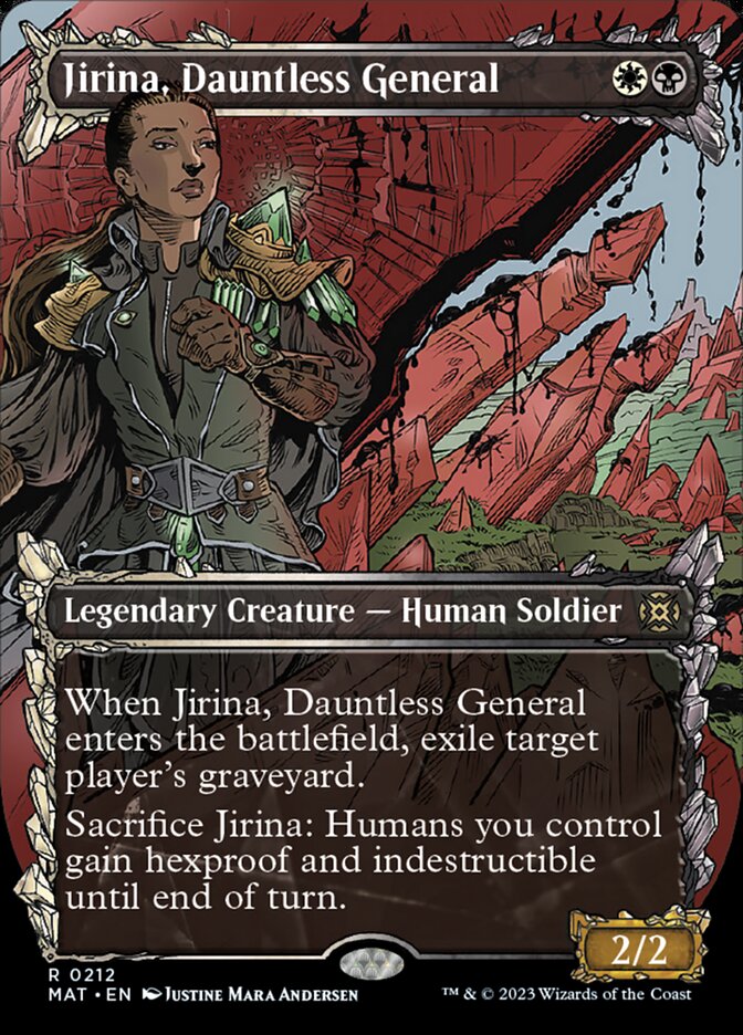 Jirina, Dauntless General (Showcase Halo Foil) [March of the Machine: The Aftermath] | GrognardGamesBatavia