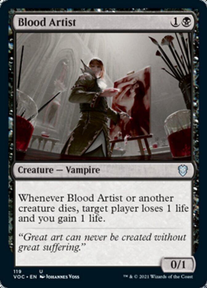 Blood Artist [Innistrad: Crimson Vow Commander] | GrognardGamesBatavia