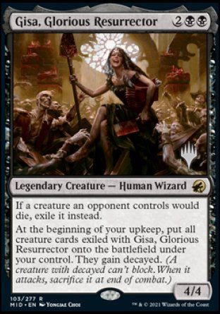 Gisa, Glorious Resurrector (Promo Pack) [Innistrad: Midnight Hunt Promos] | GrognardGamesBatavia