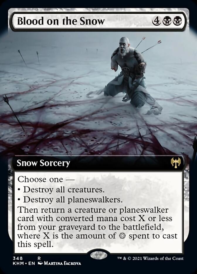 Blood on the Snow (Extended Art) [Kaldheim] | GrognardGamesBatavia