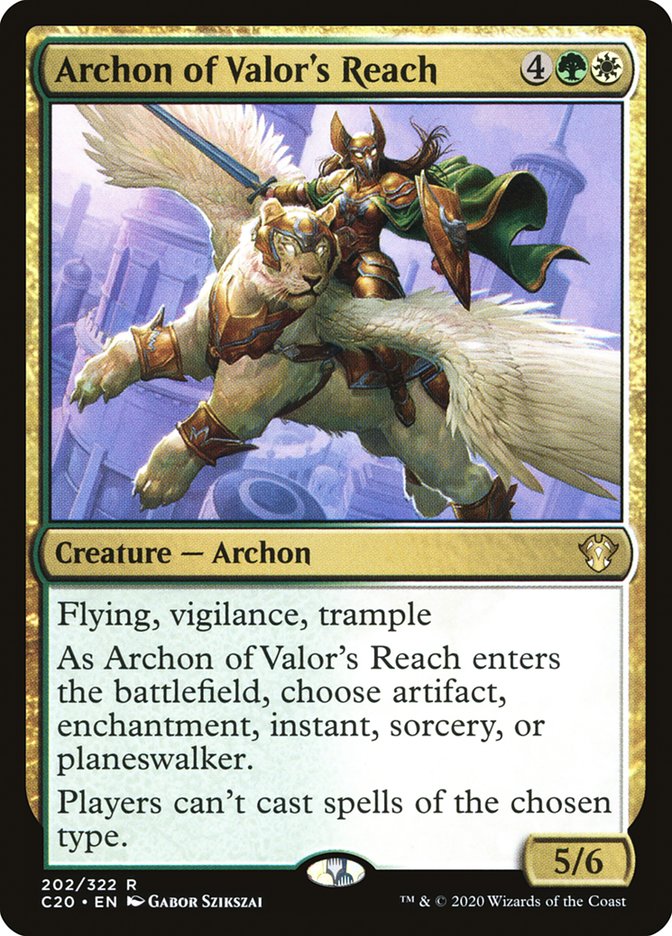 Archon of Valor's Reach [Commander 2020] | GrognardGamesBatavia