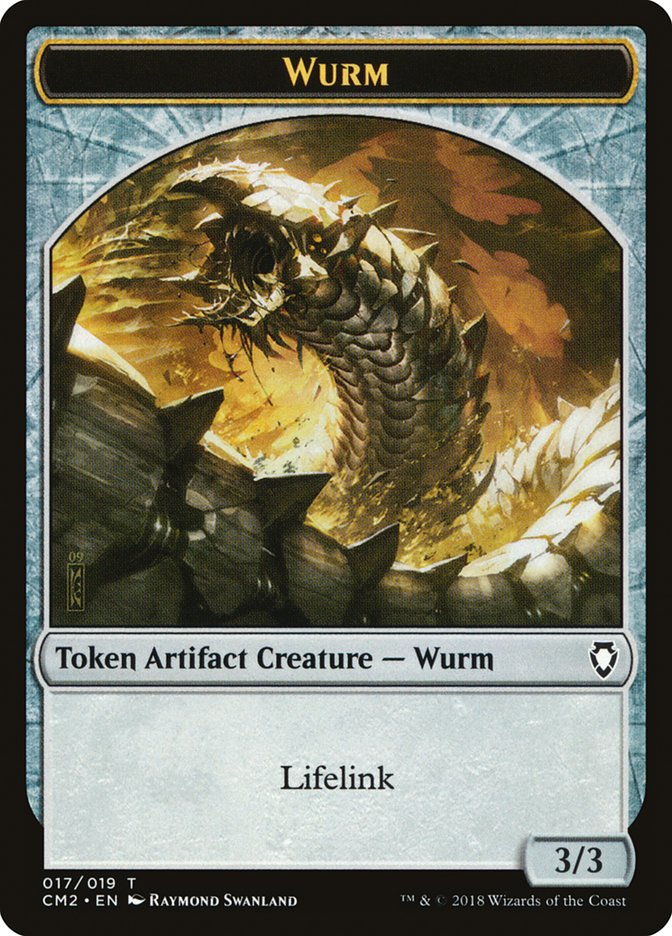 Wurm Token (017/019) [Commander Anthology Volume II Tokens] | GrognardGamesBatavia