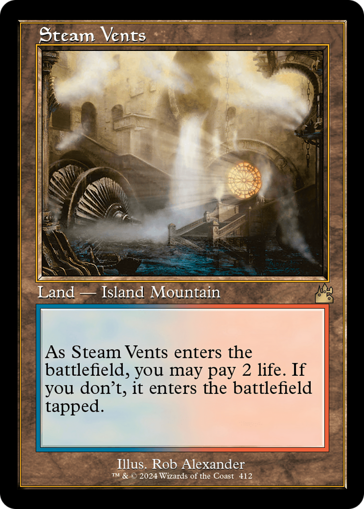 Steam Vents (Retro) [Ravnica Remastered] | GrognardGamesBatavia