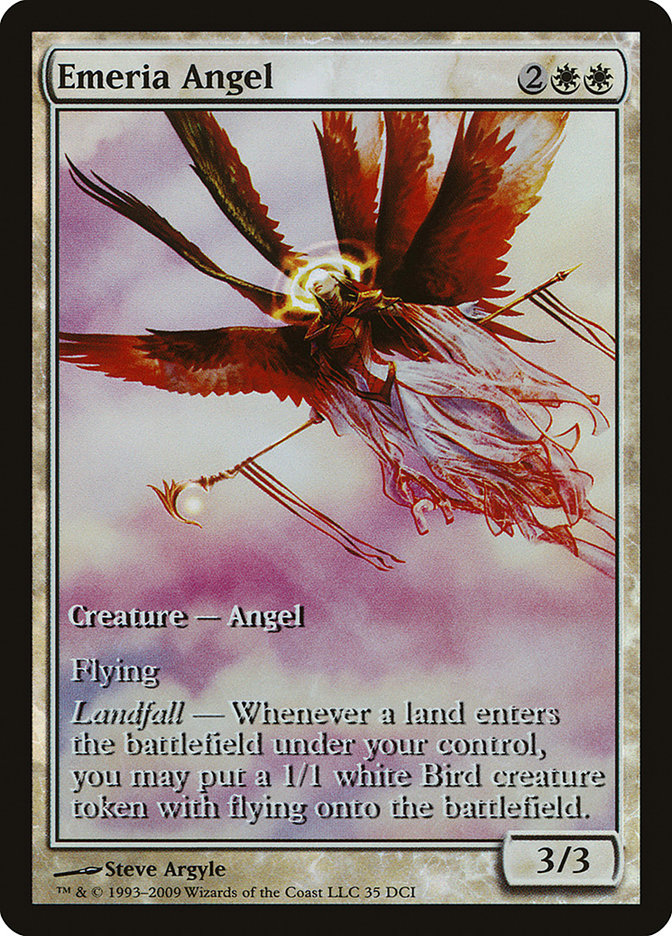 Emeria Angel (Game Day) (Extended Art) [Zendikar Promos] | GrognardGamesBatavia