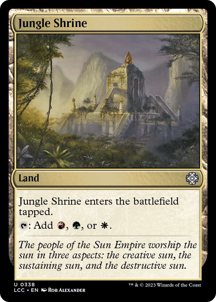 Jungle Shrine [The Lost Caverns of Ixalan Commander] | GrognardGamesBatavia