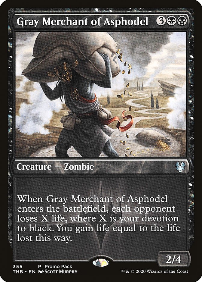 Gray Merchant of Asphodel (Promo Pack) [Theros Beyond Death Promos] | GrognardGamesBatavia