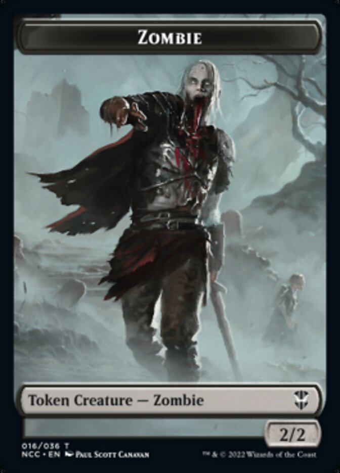 Zombie // Drake Double-Sided Token [Streets of New Capenna Commander Tokens] | GrognardGamesBatavia